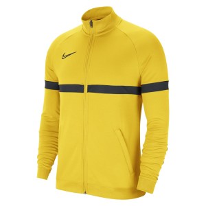 Nike Dri-FIT Academy Knit Track Jacket (M) Tour Yellow-Black-Anthracite-Black