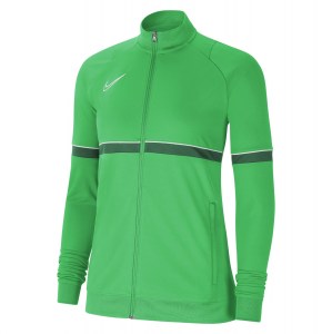 Nike Womens Dri-FIT Academy Knit Track Jacket (W) Lt Green Spark-White-Pine Green-White