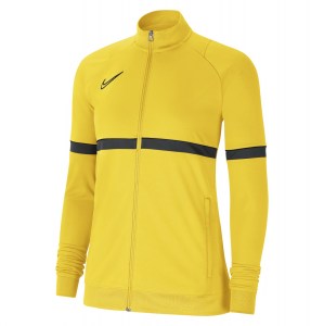 Nike Womens Dri-FIT Academy Knit Track Jacket (W) Tour Yellow-Black-Anthracite-Black