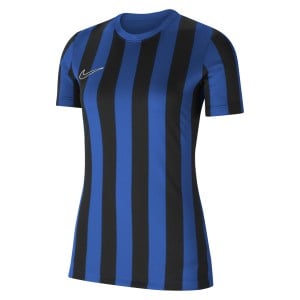 Nike Womens Dri-FIT Division 4 Striped Short Sleeve Shirt (W) Royal Blue-Black-White