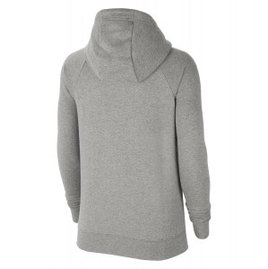 Nike Womens Park Fleece Full-Zip Hoodie (W) Dk Grey Heather-Black-Black