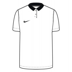 Nike Womens Dri-FIT Park Poly Cotton Polo (W) White-Black-Black
