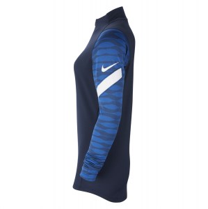 Nike Womens Dri-FIT Strike Drill Top (W) Obsidian-Royal Blue-White-White