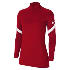 Nike Womens Dri-FIT Strike Drill Top (W) University Red-Gym Red-White-White
