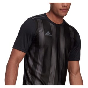 Adidas Striped 21 Jersey Black-Team Dark Grey