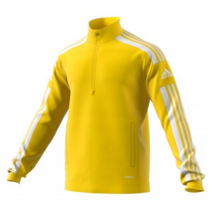 Adidas Squadra 21 Midlayer Training Top Team Yellow-White