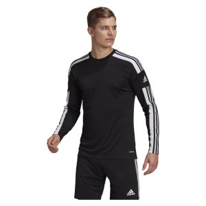 Adidas Squadra 21 Long Sleeve Jersey Black-White