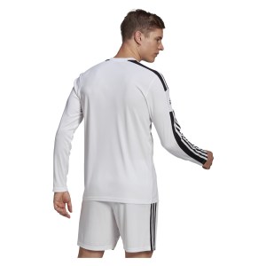 Adidas Squadra 21 Long Sleeve Jersey White-Black