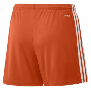 Adidas Womens Squadra 21 Shorts (W) Team Orange-White