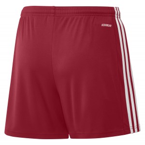 Adidas Womens Squadra 21 Shorts (W) Team Power Red-White