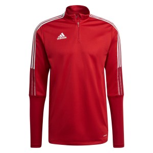 Adidas Tiro 21 1/4 Zip Training Top Team Power Red