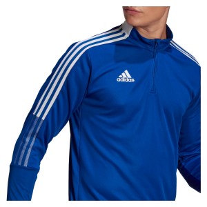 Adidas Tiro 21 1/4 Zip Training Top Team Royal Blue