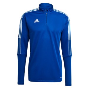 Adidas Tiro 21 1/4 Zip Training Top Team Royal Blue