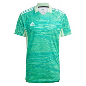 Adidas Condivo 21 Short Sleeve Goalkeeper Jersey Semi Solar Lime