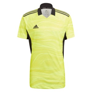 Adidas Condivo 21 Short Sleeve Goalkeeper Jersey Acid Yellow