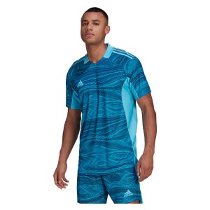 Adidas Condivo 21 Short Sleeve Goalkeeper Jersey Bold Aqua