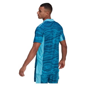Adidas Condivo 21 Short Sleeve Goalkeeper Jersey Bold Aqua