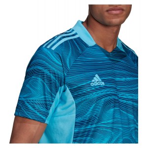 Adidas Condivo 21 Short Sleeve Goalkeeper Jersey Bold Aqua