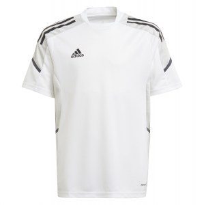 Adidas Condivo 21 Primeblue Training Jersey White-Black