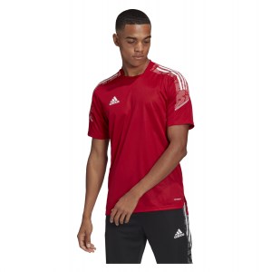 Adidas Condivo 21 Primeblue Training Jersey Team Power Red-White