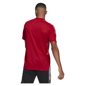 Adidas Condivo 21 Primeblue Training Jersey Team Power Red-White