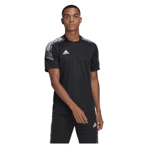 Adidas Condivo 21 Primeblue Training Jersey Black-White