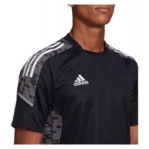 Adidas Condivo 21 Primeblue Training Jersey Black-White