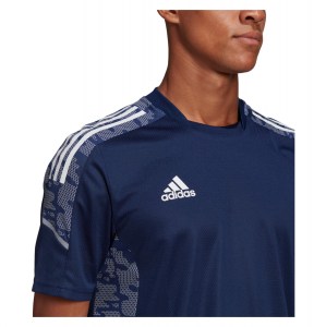 Adidas Condivo 21 Primeblue Training Jersey Team Navy Blue-White