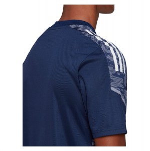 Adidas Condivo 21 Primeblue Training Jersey Team Navy Blue-White