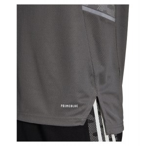 Adidas Condivo 21 Primeblue Training Jersey Team Grey Four-White