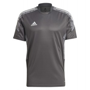Adidas Condivo 21 Primeblue Training Jersey Team Grey Four-White