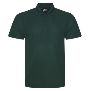 Pro RTX Unisex Pro Polyester Polo Bottle Green