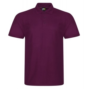 Pro RTX Unisex Pro Polyester Polo Burgundy
