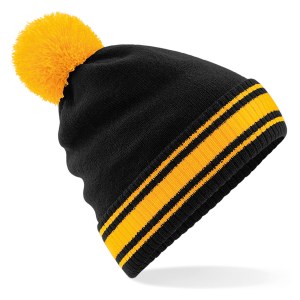 Stadium Beanie Black-Gold