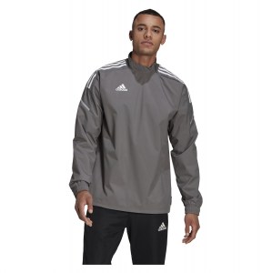 Adidas Condivo 21 Hybrid Top (M) Team Grey Four-White