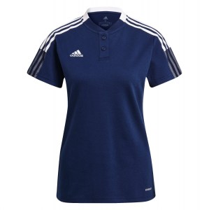 Adidas Womens Tiro 21 Polo Shirt (W) Team Navy Blue