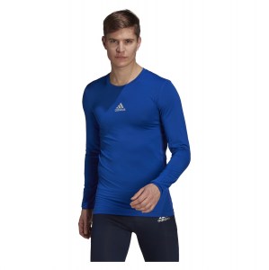 Adidas Techfit Compression Long Sleeve Tee Team Royal Blue