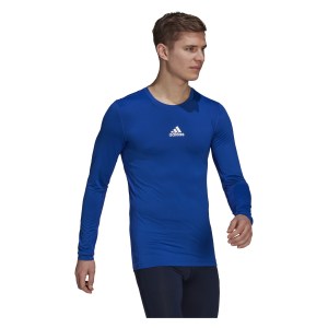 Adidas Techfit Compression Long Sleeve Tee Team Royal Blue