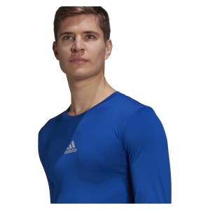 Adidas Techfit Compression Long Sleeve Tee Team Royal Blue
