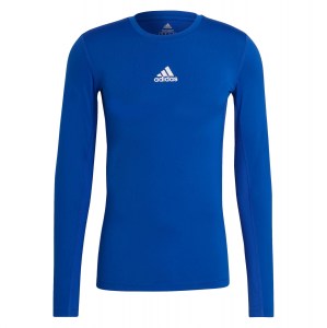 Adidas Techfit Compression Long Sleeve Tee Team Royal Blue