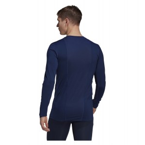 Adidas Techfit Compression Long Sleeve Tee Team Navy Blue