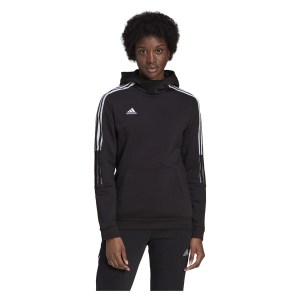 Adidas Womens Tiro 21 Sweat Hoodie (W) Black