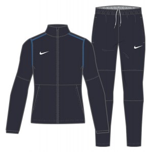 Nike Womens Dri-FIT Park 20 Tracksuit (W) Obsidian-Obsidian-Royal Blue-White