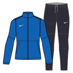 Nike Womens Dri-FIT Park 20 Tracksuit (W) Royal Blue-Obsidian-Obsidian-White