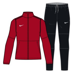 Nike Womens Dri-FIT Park 20 Tracksuit (W) University Red-Black-Black-White