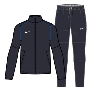 Nike Dri-FIT Park20 Tracksuit Obsidian-Obsidian-Royal Blue-White