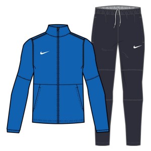 Nike Dri-FIT Park20 Tracksuit Royal Blue-Obsidian-Obsidian-White