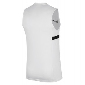 Nike Dri-FIT Academy Sleeveless Top (M) White-Black-Black-Black