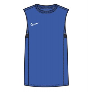 Nike Dri-FIT Academy Sleeveless Top (M) Royal Blue-White-Obsidian-White
