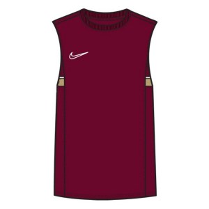 Nike Dri-FIT Academy Sleeveless Top (M) Team Red-White-Jersey Gold-White